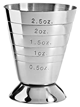 【中古】【輸入品 未使用】Multi-Level Stainless Steel Jigger Cup by Franmara