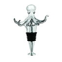 【中古】【輸入品・未使用】Seaside Octopus Pewter Bottle Stopper by Twine by Twine