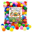 【中古】【輸入品・未使用】Caydo 300 Pieces 2.5cm Assorted Pompoms Multicolor Arts and Crafts ...