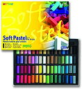 【中古】【輸入品・未使用】Mungyo Soft Pastel 64 Colour Set Square Chalk
