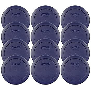 【中古】【輸入品 未使用】Pyrex 2 Cup Blue Round Storage Lid/Cover 7200-PC for Glass Mixing Bowls - by Pyrex