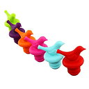 【中古】【輸入品・未使用】Little Bird Wine Bottle Stopper by LouisChoice (Assorted Color Set ...