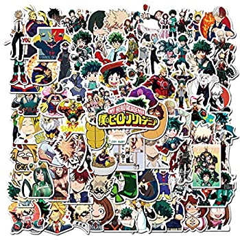 【中古】【輸入品・未使用】My Hero Academia ステッカー 100枚 PVC 防水ステッカー ノートパソコン ノートブック 車 自転車 スケートボード 荷物装飾 (My Hero Academia)のサムネイル