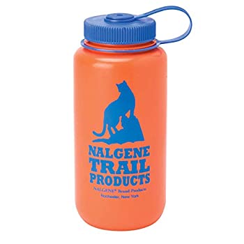 【中古】【輸入品・未使用】nalgene(ナルゲン) カラーボトル 広口1.0L Tritan Cat - オレンジ