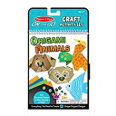 【中古】【輸入品・未使用】Melissa & Doug On The Go Origami動物折り紙クラフトアクティビティセット???38ステッカー、40・ペーパー