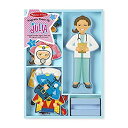 【中古】【輸入品・未使用】Melissa & Doug Julia Magnetic Dress-Up Wooden Doll Pretend Play Set (25+ pcs)【メーカー名】Melissa and Doug【メーカー型番】5164【ブランド名】メリッサ＆ダグ(Melissa&Doug)【商品説明】Melissa & Doug Julia Magnetic Dress-Up Wooden Doll Pretend Play Set (25+ pcs)当店では初期不良に限り、商品到着から7日間は返品を 受付けております。映像作品には日本語吹き替え、日本語字幕が無い場合があり、プレーヤーによっては再生できませんので予めご了承ください。こちらは当店海外ショップで一般の方から買取した未使用・品です。通関検査の為、開封されることがございますので予めご了承くださいませ。買取した為、中古扱いとしております。他モールとの併売品の為、完売の際はご連絡致しますのでご了承ください。ご注文からお届けまで1、ご注文⇒ご注文は24時間受け付けております。2、注文確認⇒ご注文後、当店から注文確認メールを送信します。3、当店海外倉庫から当店日本倉庫を経由しお届けしますので10〜30営業日程度でのお届けとなります。4、入金確認⇒前払い決済をご選択の場合、ご入金確認後、配送手配を致します。5、日本国内倉庫到着後、検品し異常がなければ出荷⇒配送準備が整い次第、出荷致します。配送業者、追跡番号等の詳細をメール送信致します。6、日本国内倉庫到着⇒出荷後、1〜3日後に商品が到着します。　※離島、北海道、九州、沖縄は遅れる場合がございます。予めご了承下さい。お電話でのお問合せは少人数で運営の為受け付けておりませんので、メールにてお問合せお願い致します。営業時間　月〜金　10:00〜17:00初期不良以外でのお客様都合によるご注文後のキャンセル・返品はお受けしておりませんのでご了承下さい。