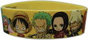 【中古】【輸入品・未使用】One Piece :ルフィ、ゾロ、Sanji、NamiグループPVCリストバンド