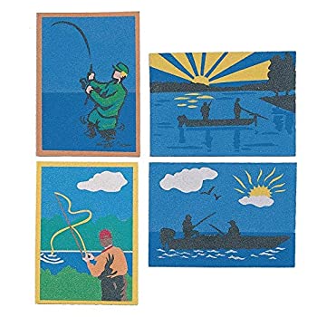 yÁzyAiEgpzSand Art Board 5C`x7C` - Gone Fish'n (12pbN)