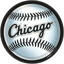 【中古】【輸入品・未使用】Chicago White Sox Baseball Round Dinner Plates シカゴ?ホワイトソックス野球ラウンドディナープレート♪ハロウィン♪クリスマス♪