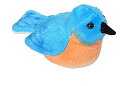 【中古】【輸入品・未使用】(Eastern Bluebird) - Wild Republic Audubon Birds Eastern Bluebird Plush with Authentic Bird Sound Stuffed Animal Bird Toys for Kids and(3)