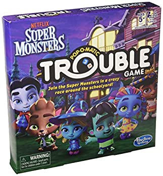 【中古】【輸入品・未使用未開封】Hasbro Games Trouble: Netflix スーパーモンスターズエディション ボードゲーム 5歳以上