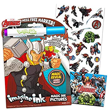 yÁzyAiEgpzMarvel Avengers Imagine Ink Book with mess-free}[J[