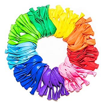 【中古】【輸入品 未使用】(30cm ) - Party Balloons 30cm Rainbow Set (100 Pack) Assorted Coloured Balloons Bulk Made Strong Latex Helium Air Use Birthday Balloon