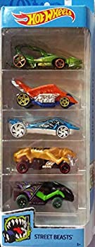 【中古】【輸入品・未使用】Hot Wheels 2019 Street Beasts 5個パック (スコーペド、ターボルースター、スーパースティンガー、ロードキャニバル、ヴァンパイラ)