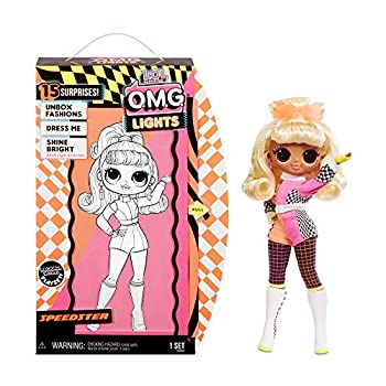 yÁzyAiEgpzL.O.L Surprise! O.M.G. Lights Speedster Fashion Doll with 15 Surprises
