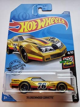 šۡ͢ʡ̤ѡHot Wheels 2020 Hw Race Day '76 Greenwood Corvette 34/250 Gold