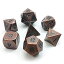 【中古】【輸入品・未使用】Bescon Antique Copper Solid Metal Polyhedral D&D Dice Set of 7 Old Copper Metal RPG Role Playing Game Dice 7pcs Set