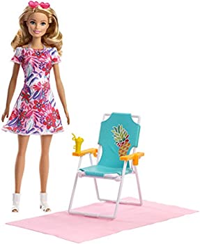 yÁzyAiEgpzBarbie (o[r[) Beach Chair Doll r[``FA h[ 