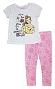 【中古】【輸入品・未使用】Disney Princess Little Girls' Aim for Your Dreams Two-Piece Legging...