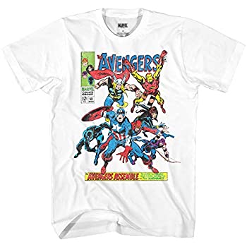 【中古】【輸入品・未使用】Marvel メンズ アベンジャーズ コミック クルー Tシャツ US サイズ: Small ..