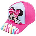 【中古】【輸入品・未使用】Disney Minnie Mouse Girls Baseball Cap Pink