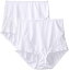 šۡ͢ʡ̤ѡBali Women's Shapewear Brief with Lace Firm Control 2-Pack White X-Large