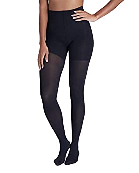 【中古】【輸入品・未使用】SPANX スパンクス セレブ愛用Luxe Leg Tights シェイプアップタイツ　FH3915　Black /タイツ/シェイプアップ/矯正 (A)