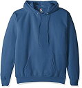 yÁzyAiEgpzHanes Men's Pullover EcoSmart Fleece Hooded Sweatshirt Denim Blue X Large