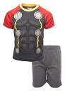 【中古】【輸入品・未使用】Marvel アベンジャーズ ボーイズ キャラクター アスレチック Tシャツ&メッシュショーツセット US サイズ: 3T カラー: ...
