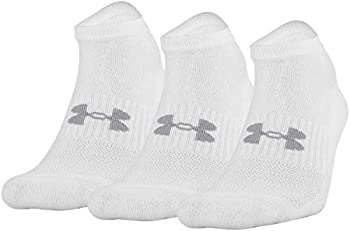 【中古】【輸入品・未使用】Under Armour Training Cotton No Show Socks 3-Pair White 2 Shoe Size: Mens 8-12 Womens 9-12