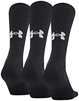 【中古】【輸入品・未使用】Under Armour Training Cotton Crew Socks 3-Pair Black 2 Shoe Size: Mens 12-16