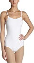 【中古】【輸入品・未使用】Capezio レディース キャミソール レオタード ストラップ調整可 US サイズ: Small カラー: ホワイト