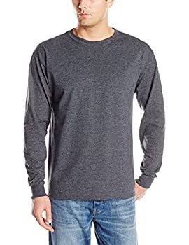 šۡ͢ʡ̤ѡJerzees Men's Long-Sleeve T-Shirt Black Heather 2X