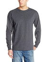【中古】【輸入品・未使用】Jerzees Men's Long-Sleeve T-Shirt Black Heather 2X(4)