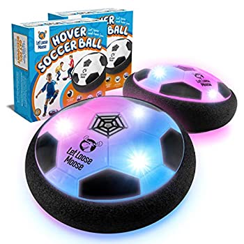 【中古】【輸入品・未使用】LLMoose(エル・エル・ムース) ホバーサッカーボール ホバーボール LEDライト付き 家具を保護するための柔らかいフォームバンパー付き 子ども用お