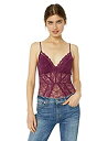 yÁzyAiEgpzGuess | Lace Scalloped-Trim {fB[X[c | Aubergine Purple | XS