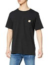 【中古】【輸入品・未使用】カーハートワークウェアポケットTシャツブラック