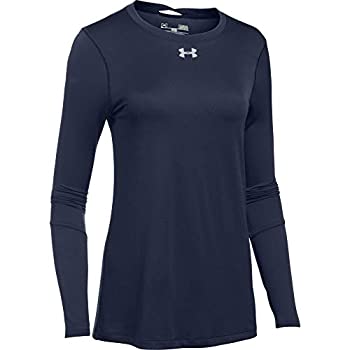 yÁzyAiEgpzUnder Armour Women's UA Long Sleeve Locker T-Shirt (XX-Large Midnight Navy-Silver)