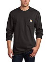 【中古】【輸入品・未使用】Carhartt メンズ 作業服 ミッドウェイトジャージ ポケット 長袖Tシャツ K126 US サイズ: XX-Large カラー:...