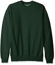 【中古】【輸入品・未使用】Hanes Men's Ecosmart Fleece Sweatshirt Deep Forest Large