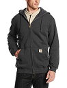 【中古】【輸入品・未使用】(カーハート) Carhartt メンズ ミッドウェイト ジップフロント フード付きスウェットシャツ K122 US サイズ: Med...