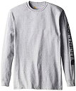 【中古】【輸入品・未使用】Carhartt メンズ シグニチャー 袖にロゴ 長袖Tシャツ K231 US サイズ: XL カラー: グレイ