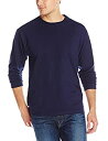 【中古】【輸入品・未使用】Jerzees Men's Long-Sleeve T-Shirt Navy 3X