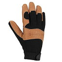 yÁzyAiEgpzCarhartt Men's The Dex Ii Glove Black/Barley Small