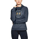 【中古】【輸入品・未使用】Under Armour レディース テリーグラフィック ファネルネック X-Small ブルー