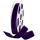 【中古】【輸入品・未使用】Morex Ribbon 01225/10-634 ナイロンバローベルベットナイロンリボン 7/8インチ x 11ヤード ロイヤルパー...