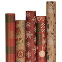 【中古】【輸入品・未使用】Jam用紙R HolidayデザインWrapping Paper???マルチパック Assortment 165K5KrChr