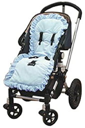 【中古】【輸入品・未使用】Baby Doll Bedding Heavenly Soft Minky Stroller Covers Blue by BabyDoll Bedding