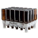 Fastrack Homebrewビールボトル乾燥ラック???Holds 24?Bottles 12oz - 350ml ホワイト frb1