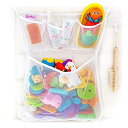 【中古】【輸入品・未使用】Tub Cubby Bath Toy Organizer with複数のポケット+ボーナスの4?Heavy Dutyロックサクションカ...